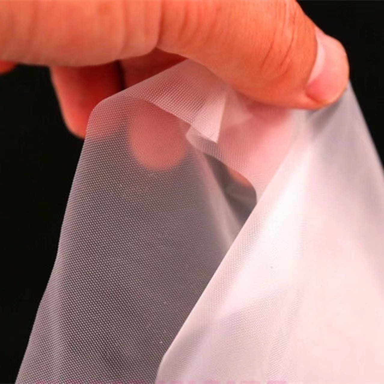 Gants TPE blanc et doux pour l'environnement (motif de diamant)