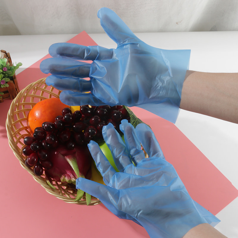 ‌ RÉSISTANCE CHERIE Les gants TPE bleus (texture mate)